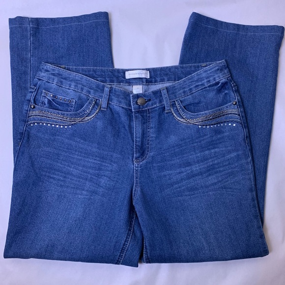 Christopher & Banks Denim - Christopher & Banks | Embroidered rhinestone jeans